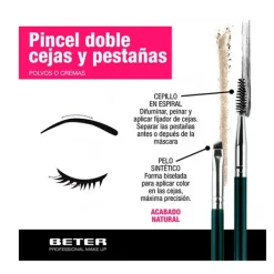 Pincel Doble Cejas + Pestañas*BETER Discount