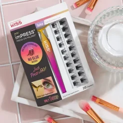 New Press-On Falsies Spiky Pestañas Postizas