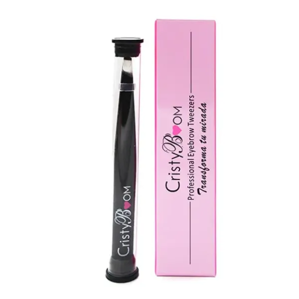 Professional Eyebrow Tweezers Black*CRISTYBOOM Online