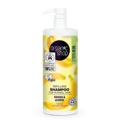 New ORGANIC SHOP Refilling Shampoo Banana & Jasmine