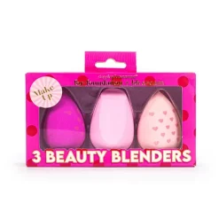 Shaka Pop 3 Beauty Blenders Pink Glitter*TRI-COASTAL