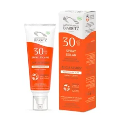 New LABORATORIOS BIARRITZ Spray Solar Cara & Cuerpo SPF 30