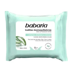 Toallitas Desmaquilladoras Aloe Vera*BABARIA Sale