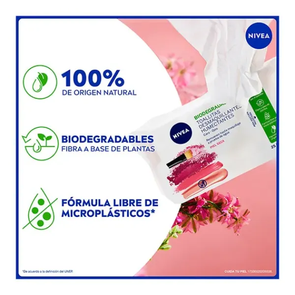 Toallitas Desmaquilladoras Suaves*NIVEA New