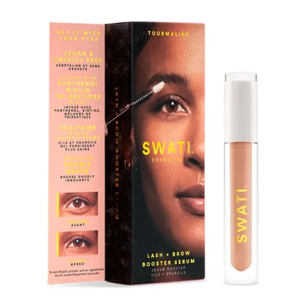 Hot Tourmaline Lash + Brow Booster Serum Máscara De Pestañas