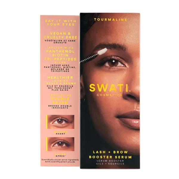 Hot Tourmaline Lash + Brow Booster Serum Máscara De Pestañas