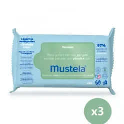 New MUSTELA Trio Toallitas Ecológicas