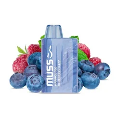 Best MUSS VAPER Vapeador Blueberry Razz