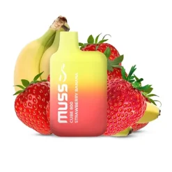 New MUSS VAPER Vapeador Strawberry Banana
