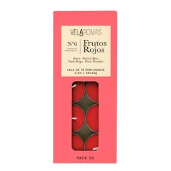 Online VELAROMAS Vela té Frutos Rojos