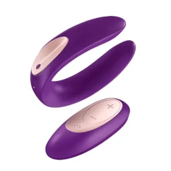 New SATISFYER Vibrador Para Parejas Double Plus Remote