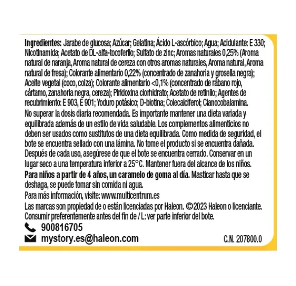 Best MULTICENTRUM Vitagomis Niños