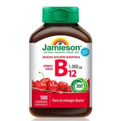 New JAMIESON Vitamina B12 Aroma Cereza