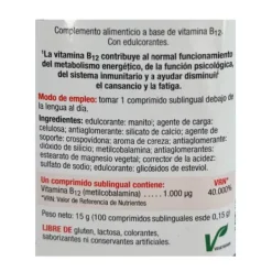 New JAMIESON Vitamina B12 Aroma Cereza
