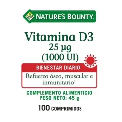 NATURE'S BOUNTY Vitamina D3